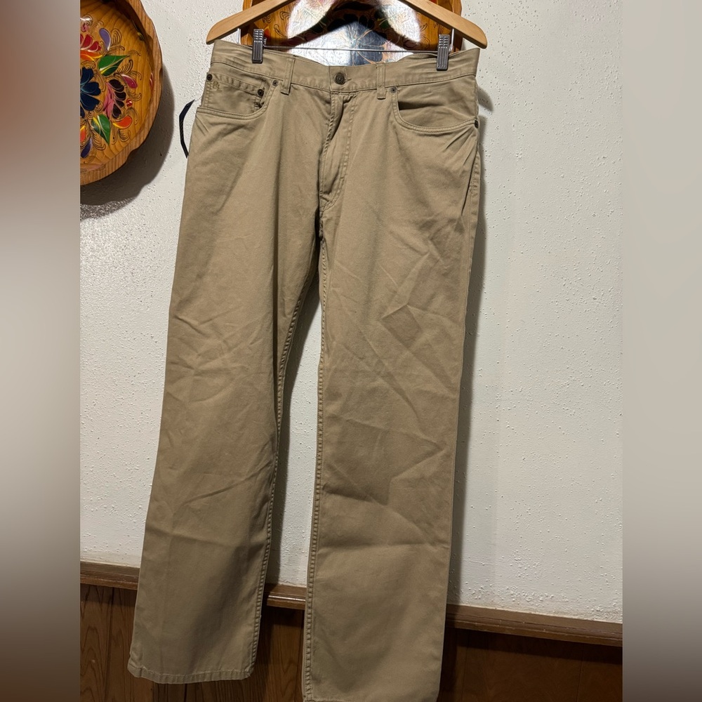 NWT Polo Ralph Lauren Straight Fit Pants Size 33 X 30 in Burm Tan Color